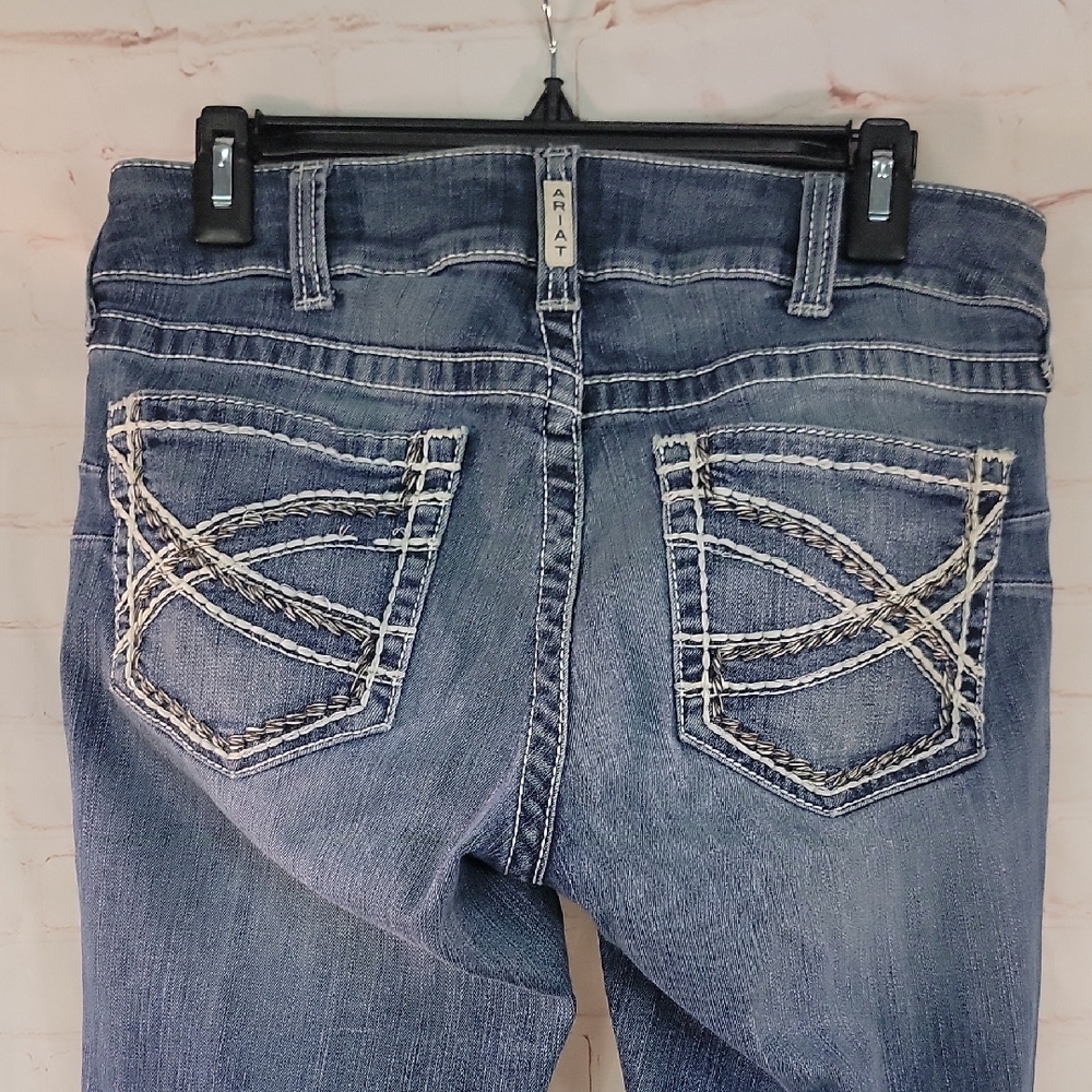 Ariat Blue Boot Cut Jeans Classic Style - Picture 4 of 4